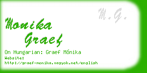 monika graef business card